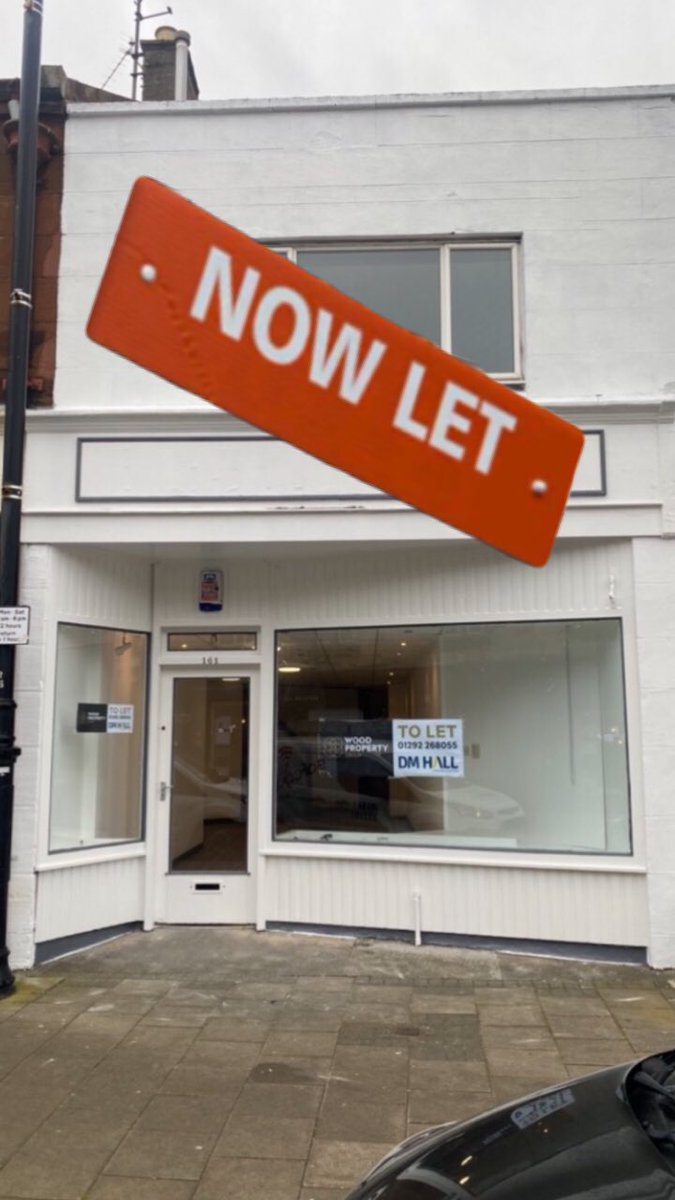 Today we welcome two new tenants into our commercial properties in Prestwick and Hamilton.

Big thanks to Anthony Zdanowicz @dmhallsurveyors for the fast turn around in securing the tenants and to our solicitor Russell Spinks for completing the legals and lease work.