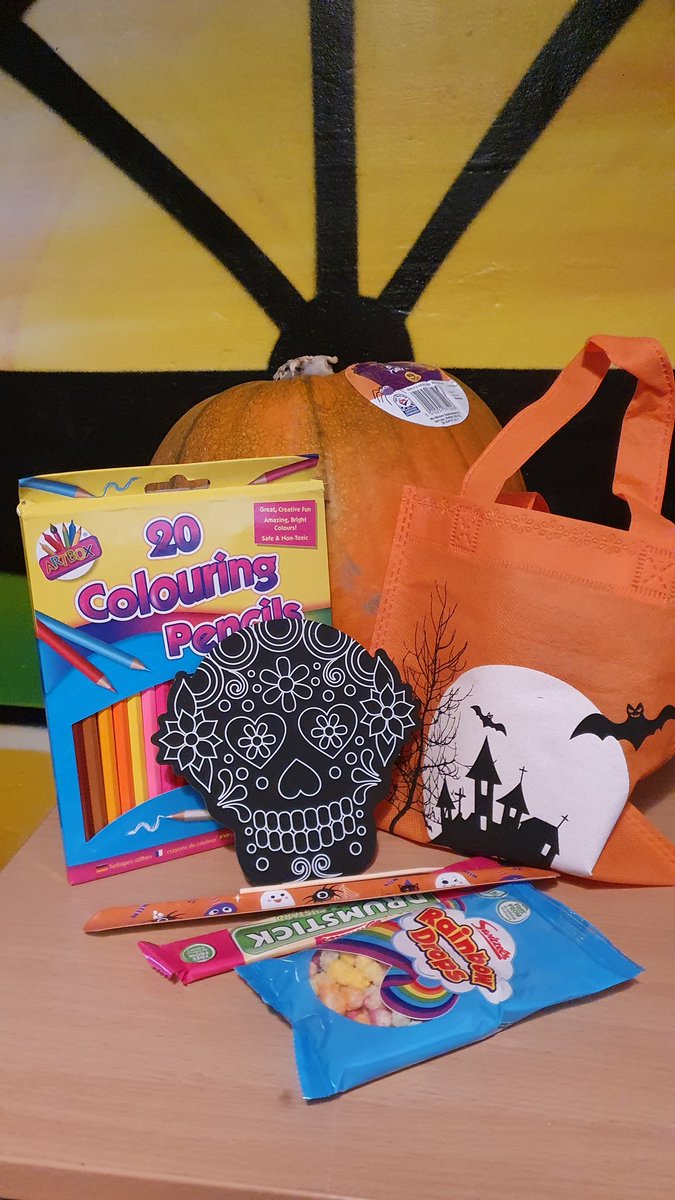 Coral_NSHG's tweet photo. Lovely to be out and about supporting @YMCATeesdale. The kids loved their snack packs and Halloween activities. Good to know community spirit at @NorthStarHG Community House is still going strong, even if we have to do things a little differently this year! Happy halloween 🎃 https://t.co/FKjkQsFsVK