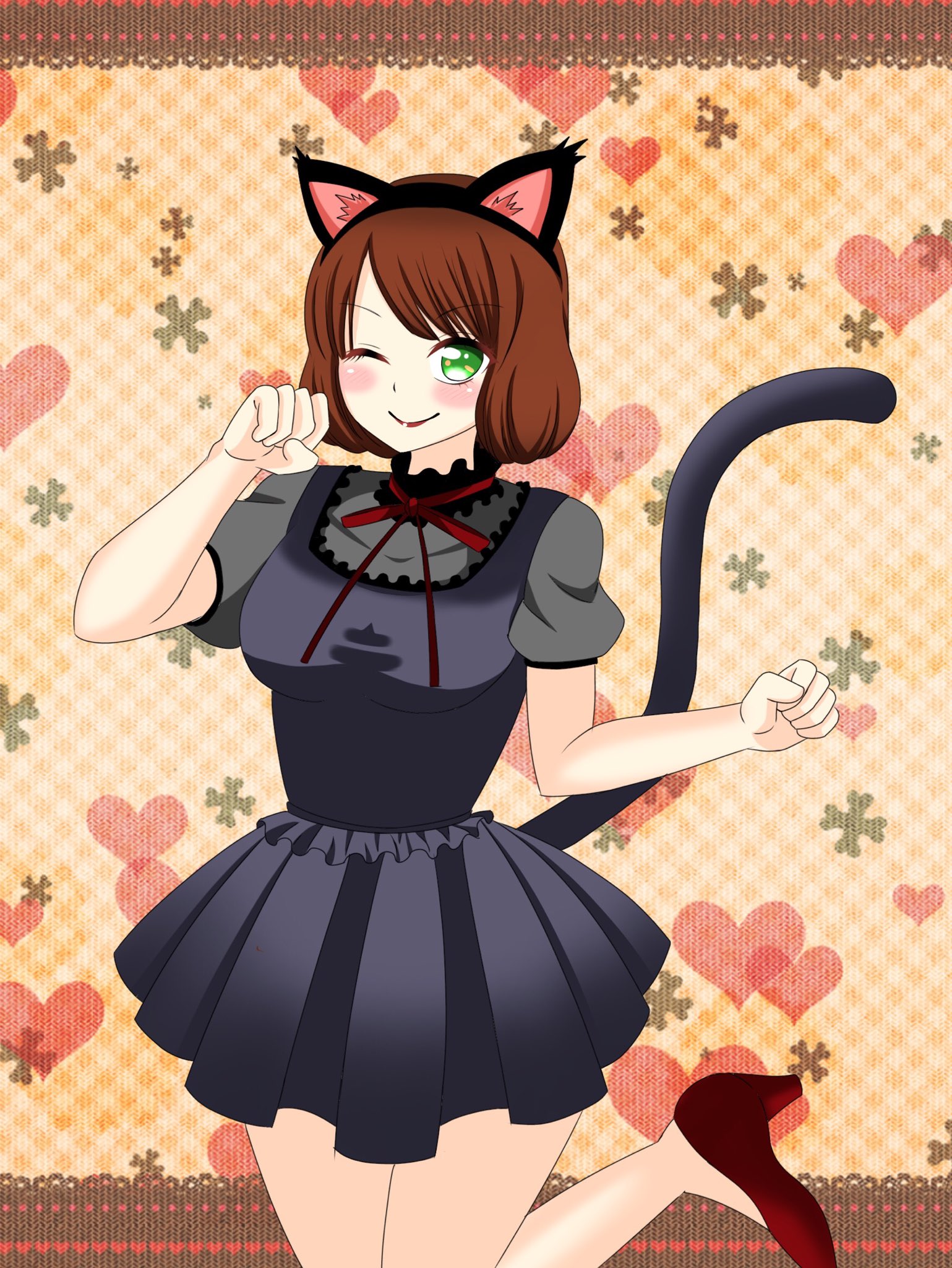 かずきっき Manga Sいらすと 明日はハロウィンということで黒猫の仮装をした女の子を描いてみました 可愛いでしょ ハロウィン 黒猫 仮装 イラスト イラスト大好き イラスト好きと繋がりたい オリジナルキャラクター T Co Z54mgkduul