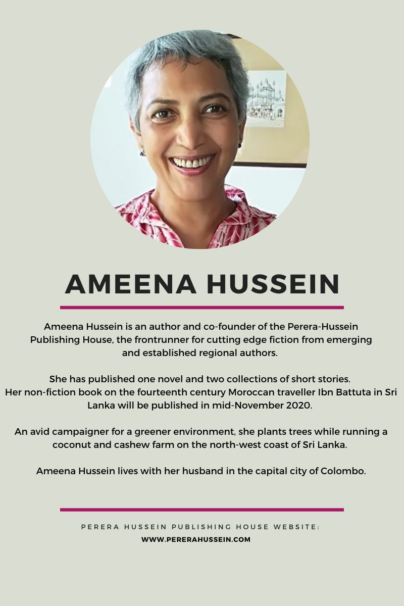 ArcLanka's tweet photo. 📯 MEET OUR SPEAKERS! 📯 

🔹️ AMEENA HUSSEIN 

📨 Booking details coming soon so make sure you've kept Sunday 15th November free!

#MeetOurSpeakers #Webinar #SriLankanAuthors #lka #AmeenaHussein #SriLanka #Diaspora #SaveTheDate #ARConnect #ArcLanka https://t.co/XpMQMLoCpH