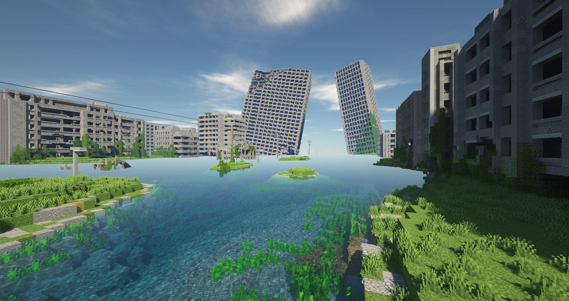 تويتر Viator على تويتر 水没都市と廃墟をマイクラで作りました Minecraft Minecraft建築コミュ T Co Dooldwac72