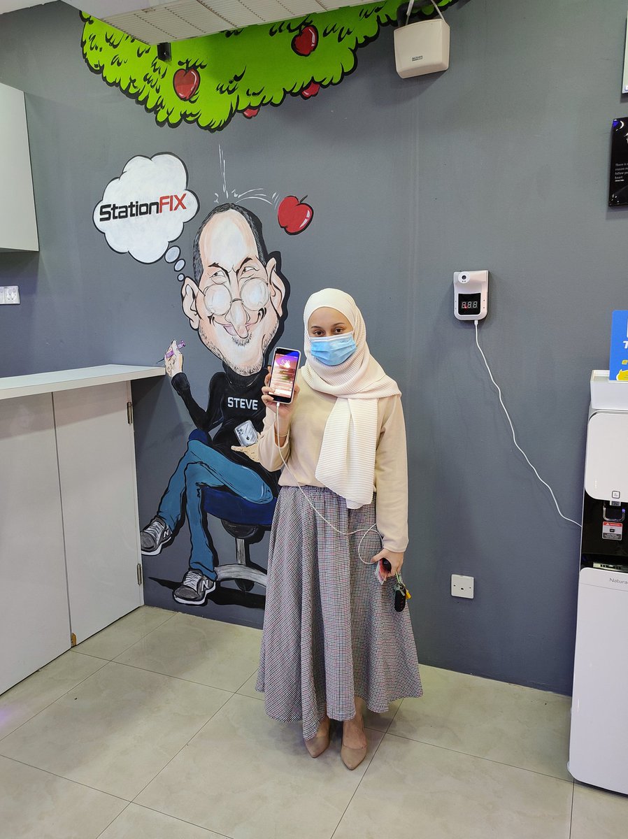 StationFIX's tweet photo. Thanks for your support. Iphone repair done with perfection. Do visit us at Station Fix! 

For any inquiry, please whatsapp or call +6012-4411335.

#iphone #iphonerepair #iphonerepairpenang #iphonerepairmalaysia #iphonebattery #iphonebatteryreplacement #iphonebatteryreplacement https://t.co/ICShBDLzZD