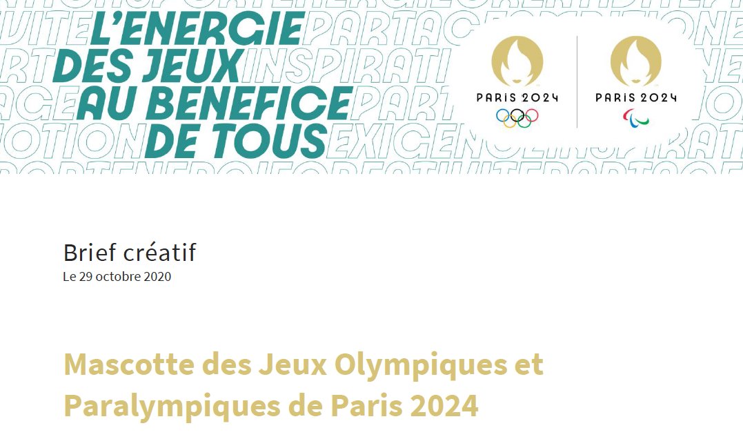 OlbiaConseil's tweet photo. #Consultation @Paris2024 lance un appel d'offre pour la création de sa mascotte !  https://t.co/QS96dFaCmp https://t.co/6jvvyMecLZ