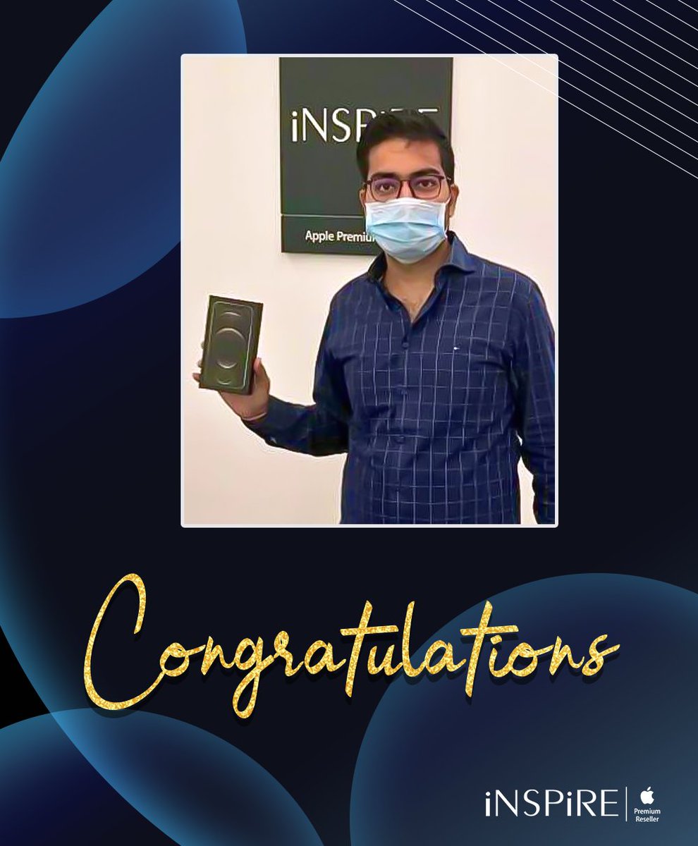 iNSPiREapr's tweet photo. Congratulations on your new iPhone 12
.
.
.
#mynewiphone12 #iPhone12 #iPhone12Pro #happycustomer #iNSPiREKaBharosa #happycustomeralert #happycustomerhere #iPhone12Proudowner #iNSPiRE #iNSPiRENagpur #iNSPiRERaipur #iNSPiREIndore #iNSPiREBhopal #iNSPiREAurangabad https://t.co/dvbLcsBAma