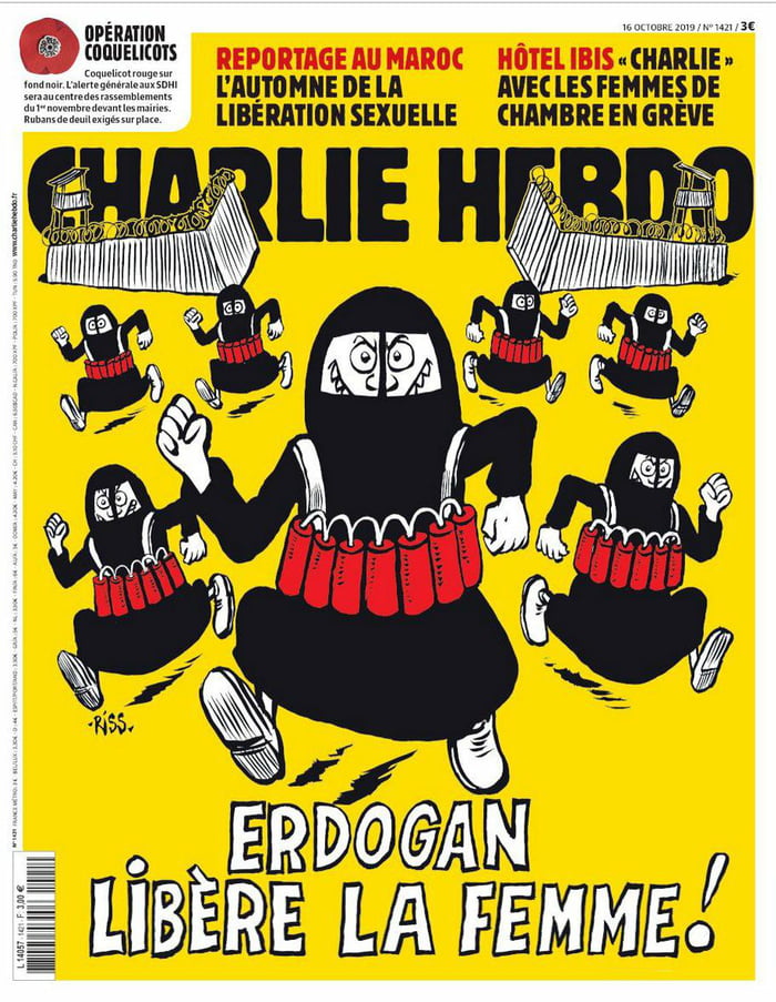 deadlyfun's tweet photo. "Erdogan Free's the Woman" - This man is legendary! https://t.co/n2vPP0Em4r