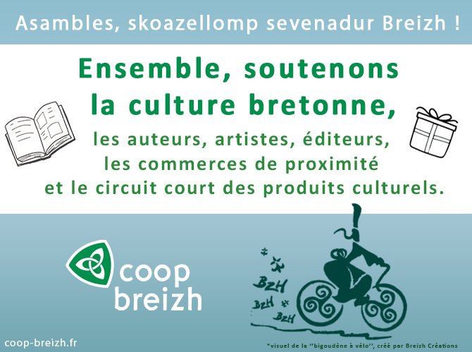 Ensemble, soutenons la culture bretonne !
Asambles, skoazellomp sevenadur Breizh ! 
✊🎁📖📚 coop-breizh.fr
#VendrediLecture