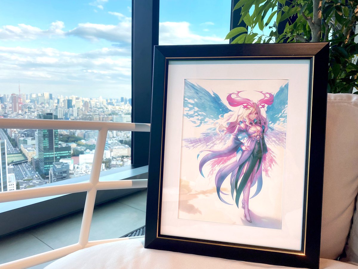 期間限定30%OFF! 絵画 モンスターストライク ルシファー 複製