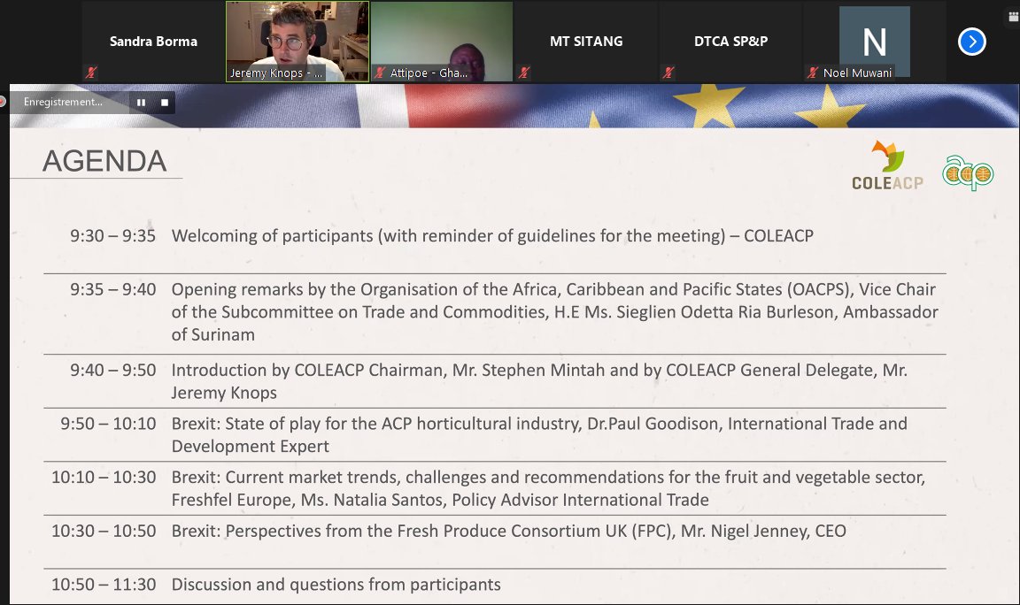 colead_link's tweet photo. #HappeningNow - #Brexit Workshop @PressACP with @COLEACP
Jeremy Knops @COLEACP GD speaking https://t.co/RKbayHXEYK