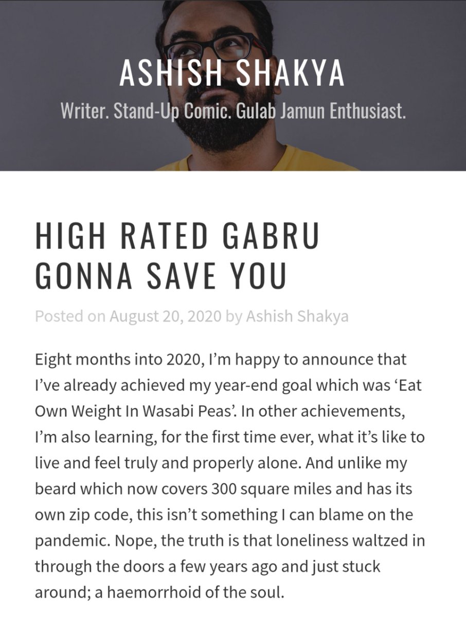 stupidusmaximus's tweet photo. ICYMI, here's an excerpt from a humour column I wrote a while ago. On Urban Loneliness. (It's not as intense as it sounds, it's got jokes and stuff.) Check it out and lemme know what you think? :) 

https://t.co/nIp0ULO4LI https://t.co/TS2HctvhPi