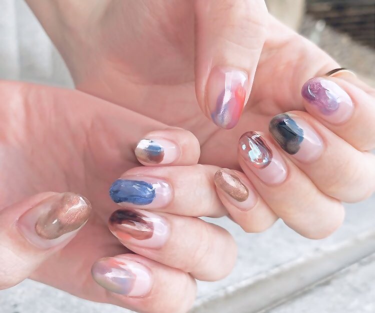 NailLiber's tweet photo. 彩り豊かなフレーバー香るジェラートアイスのようなネイル💅#ジェラートアイスネイル #ネイル調味料 #ネイルレシピ #おまかせネイル #ジェルネイル #個性派 #専門店 #ネイルサロン #ニュアンス #男性ネイリスト https://t.co/TJUnG7OQqH