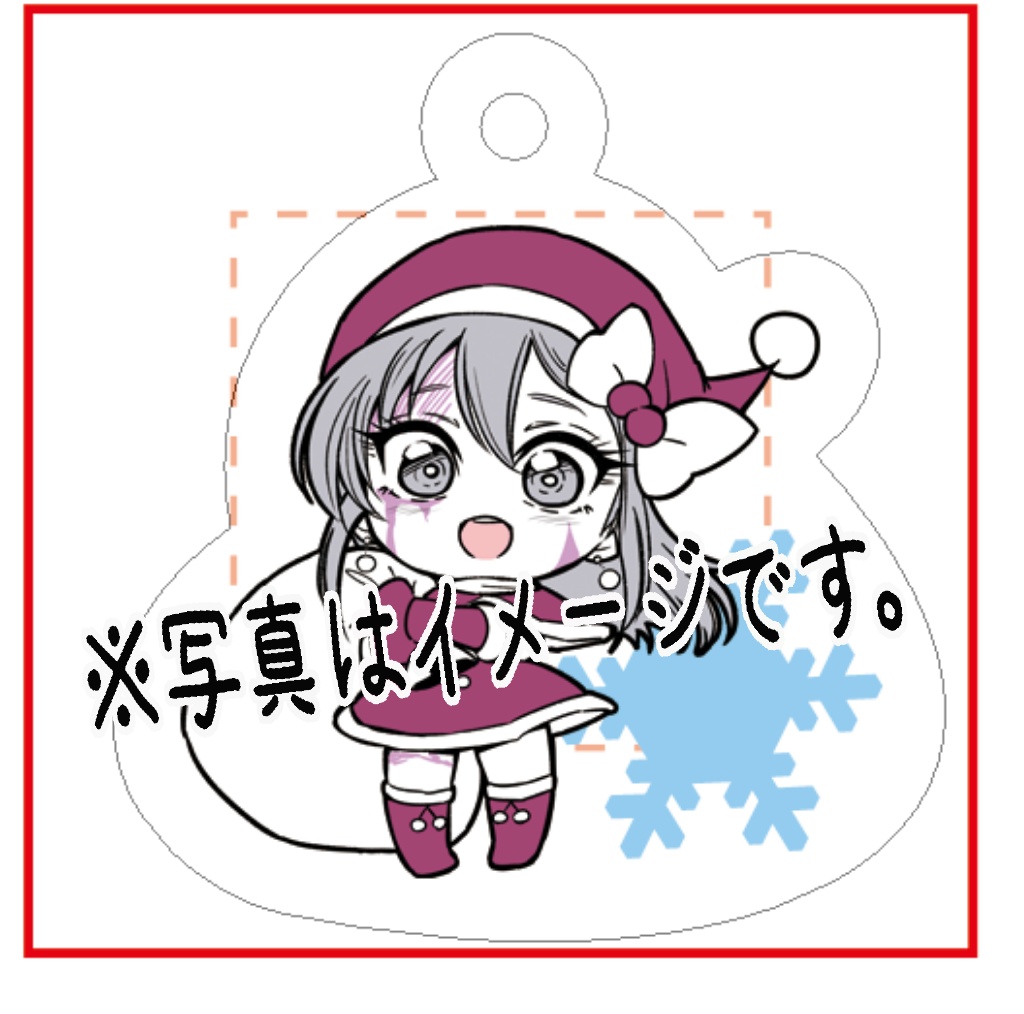 こんな感じのシルヴィちゃんアンブレラマーカー作りたいなと思ってます(久々にカットパスやって焦った) 