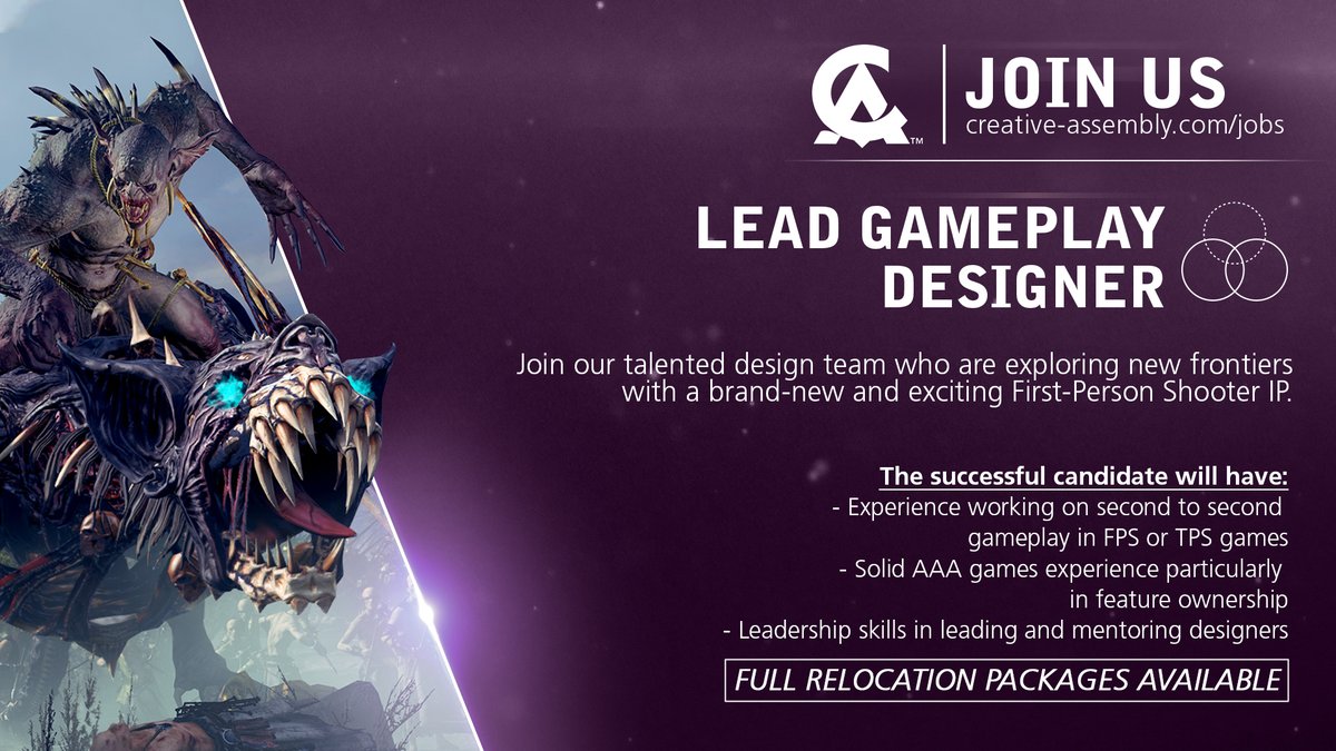 *Job of the week*

Lead Gameplay Designer

Do you want to work on our brand new FPS IP? Are you a passionate designer with great attention to detail? Do you want to mentor a talented team of designers?

Yes? Then we have the perfect job for you!

bit.ly/3ok7dv9
#designer