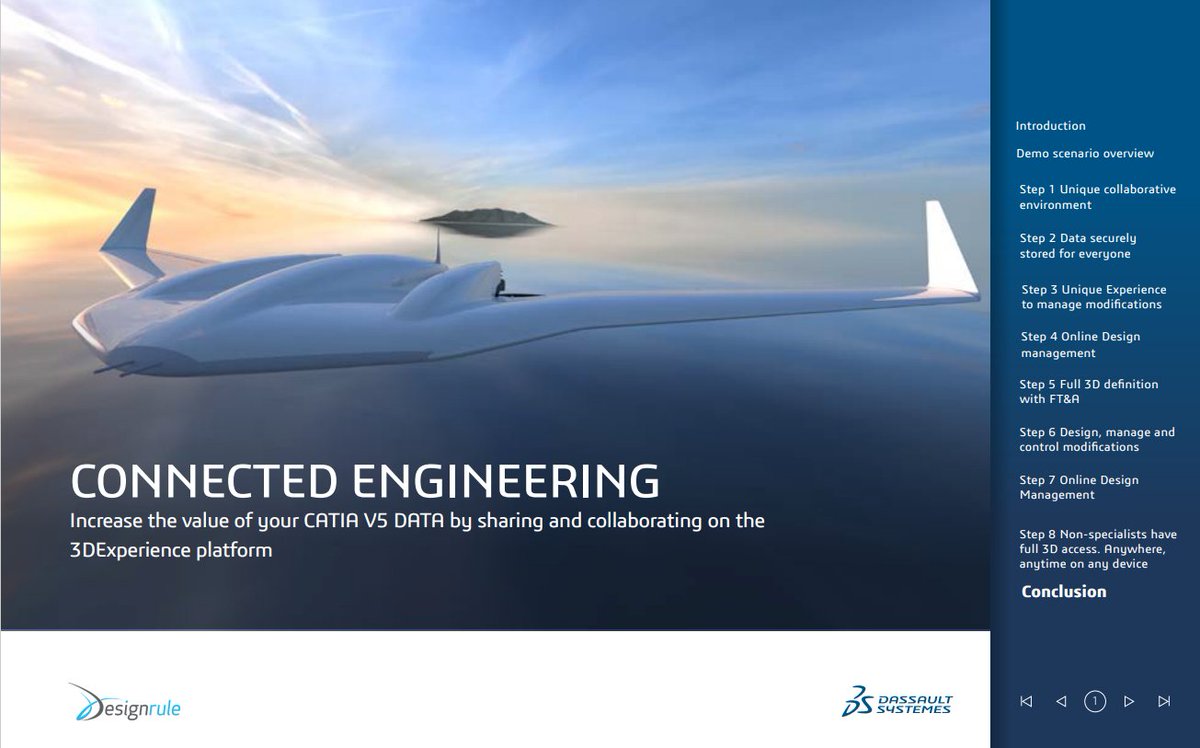 DesignRuleLtd's tweet image. Increase the value of your CATIA V5 DATA by sharing and collaborating on the 3DEXPERIENCE platforms - download the new interactive eBook from Dassault Systèmes. 

designrule.co.uk/download---cat…

#ConnectedEngineering #CATIA