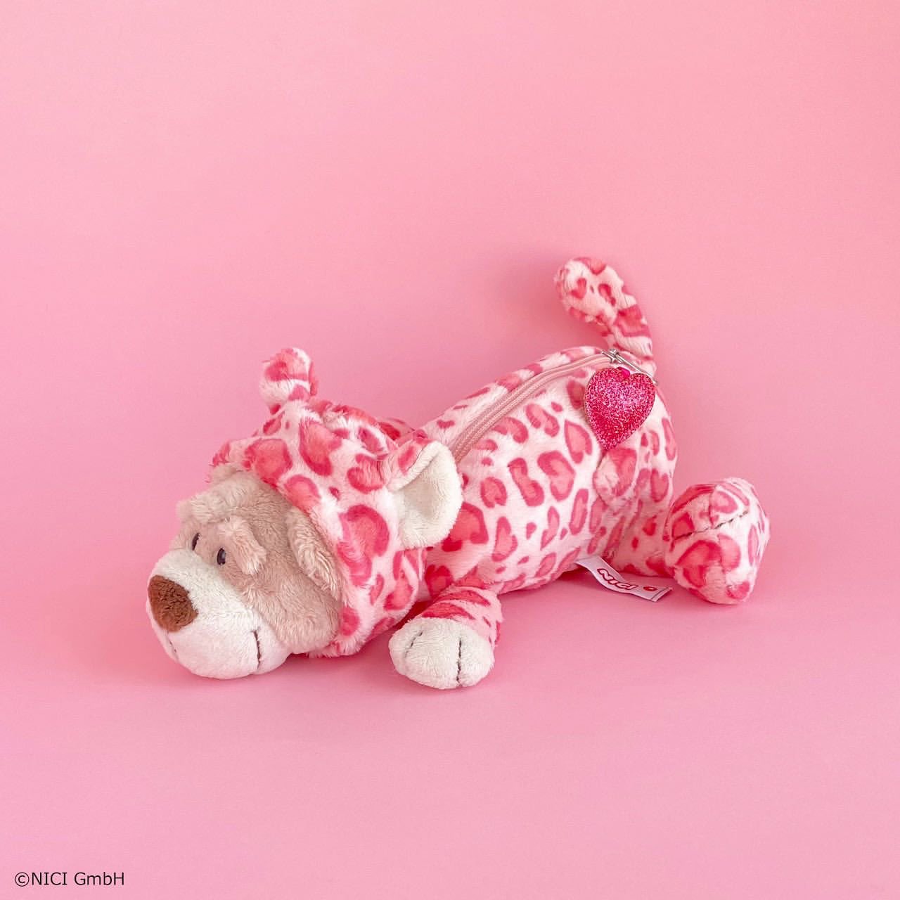 ラスト1点！新品 扱う ニキ NICI レパード ピンク ペンケース