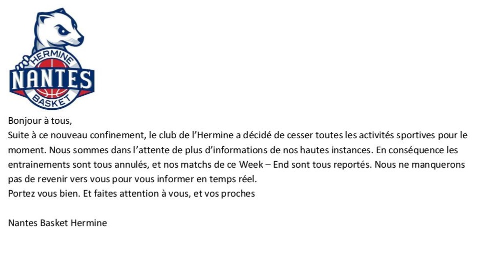 Nantes Basket Hermine (@baskethermine) on Twitter photo 