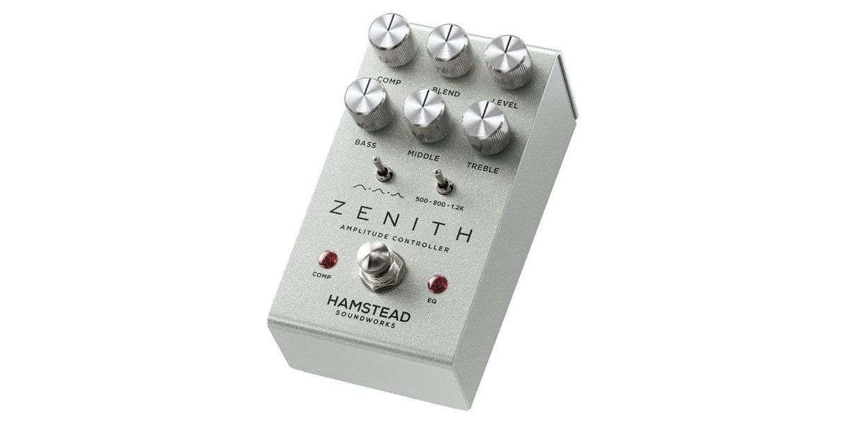 NEWS: <a href="/HamsteadHQ/">Hamstead Soundworks</a> unveil the Zenith Amplitude Controller Pedal 💪

ORDER NOW ➡️ bit.ly/37ORTRu

• EQ, Boost &amp; Compressor 👌
• +20dB of Clean Gain 👊
• Active 3-band EQ 🕒
• GigRig’s OptoKick Footswitch 🦶
• Made in the UK 🇬🇧