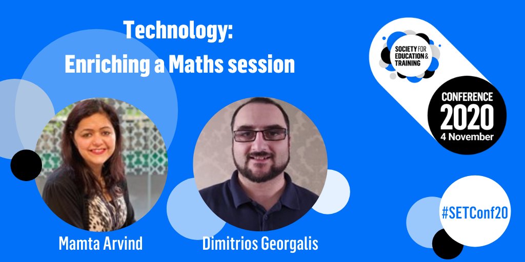 See how technology can be used as a medium to capture learner progress data and an example of Desmos and Geogebra in action in a maths class in <a href="/mamta_arvind/">Mamta Arvind</a> and <a href="/pelkiotis/">Dimitris Georgalis</a> 'Technology: enriching a maths session' at #SETConf20. buff.ly/37wVkfs