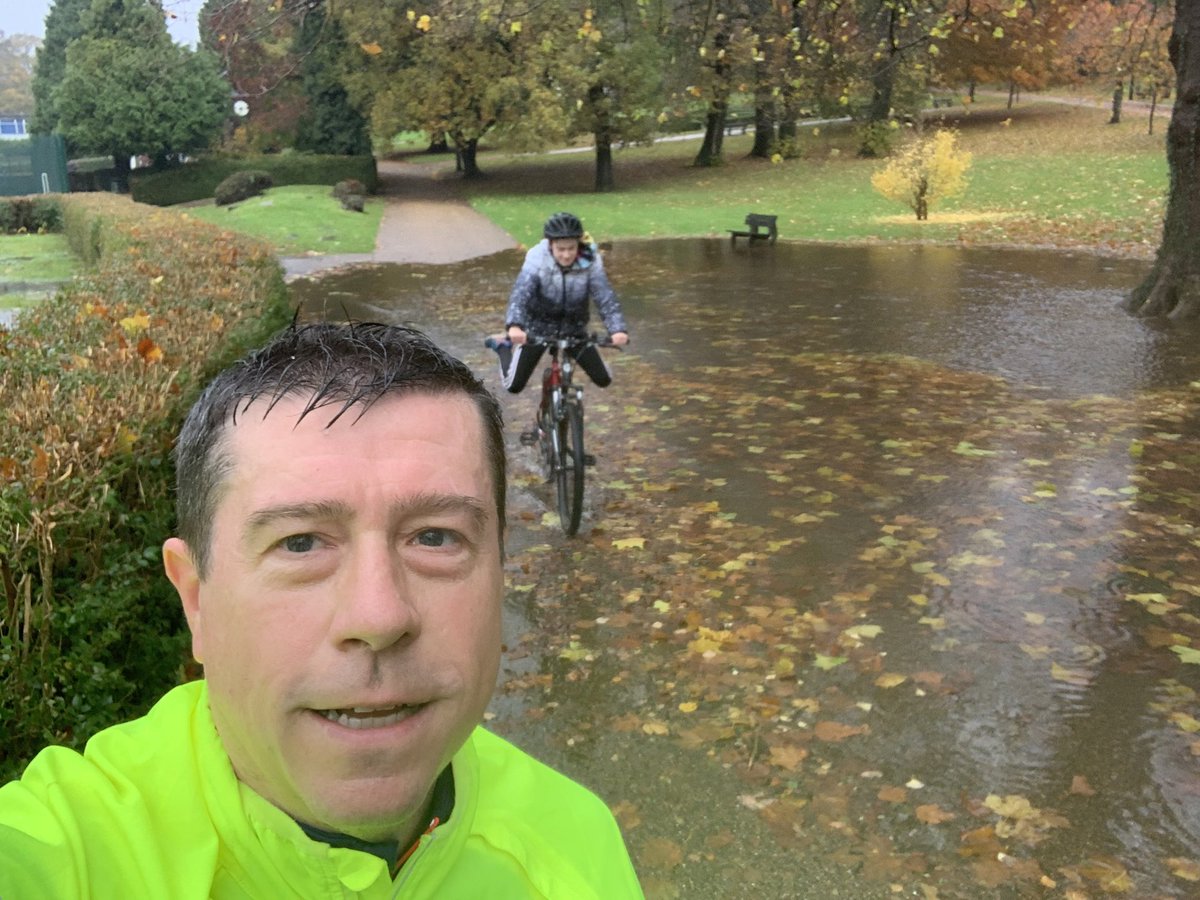 Watkins48Tony's tweet photo. End of isolation. We were going out whatever the weather. A water chute for a bonus to ๐ฆ #greattogetout https://t.co/Ud0RtH9s1x