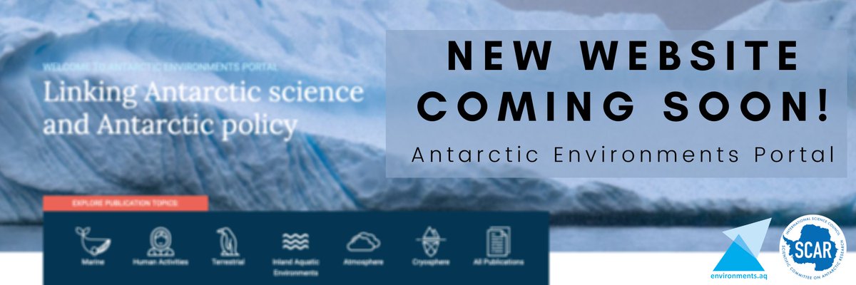 Just a couple more days to go until the relaunch of our Antarctic Environments Portal website.

Have you signed up for our portal mailing list yet? 
Receive updates from our latest publications, briefings and activities: ow.ly/BYgT50C2qcb