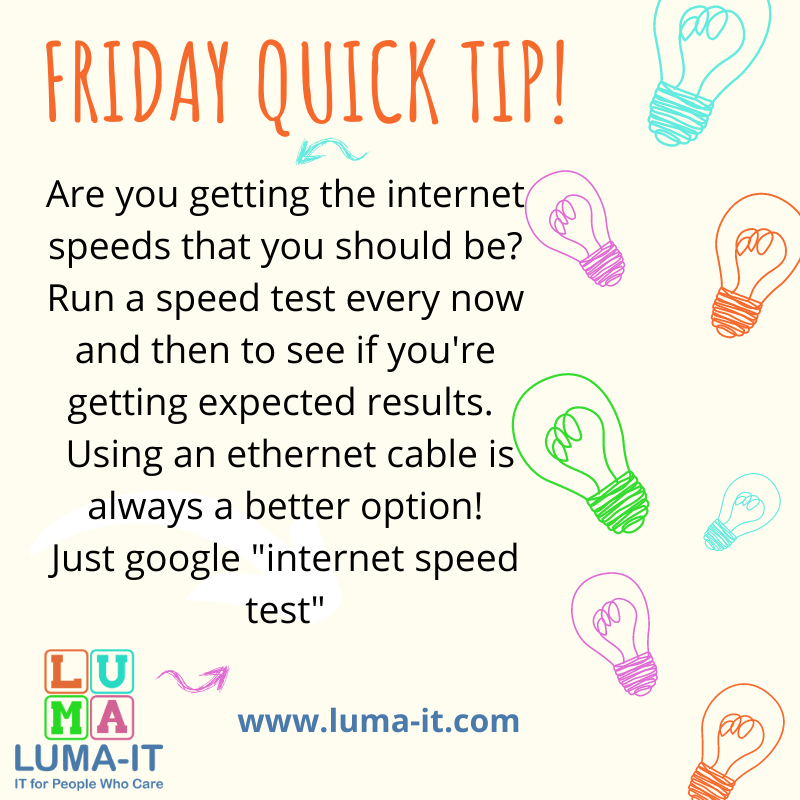 LUMA_IT's tweet photo. Happy Friday folks! ππ
#fridayquicktip #itforpeoplewhocare #teamwork
#gotthatfridayfeeling https://t.co/5xY2KlBUgp