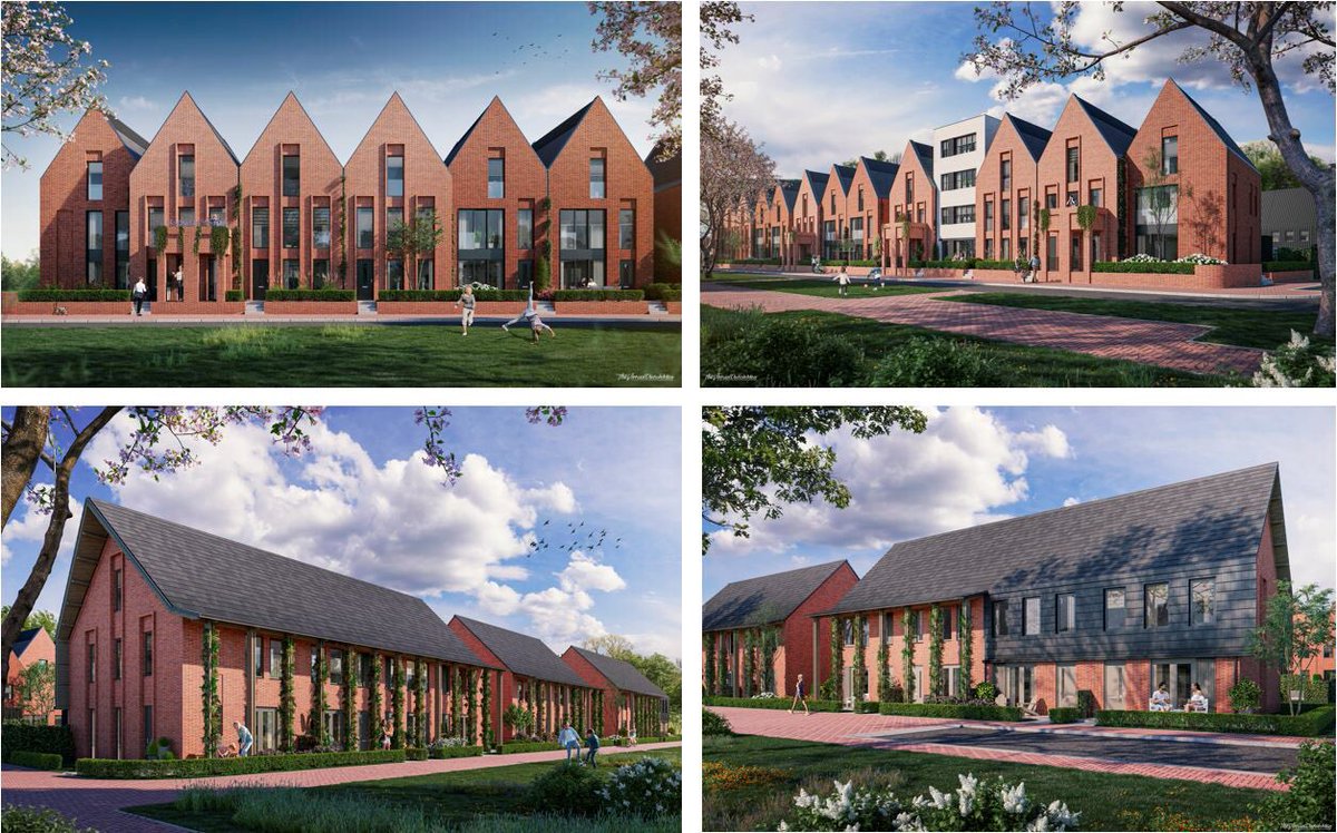 In het mooiste en groenste stadsdeel van Groningen, #Meerstad Groenewei, hebben we 25 woningen ontwikkeld. De verkoop start binnenkort. @FAROarch heeft het ontwerp gemaakt. VDM Woningen gaat de woningen realiseren.