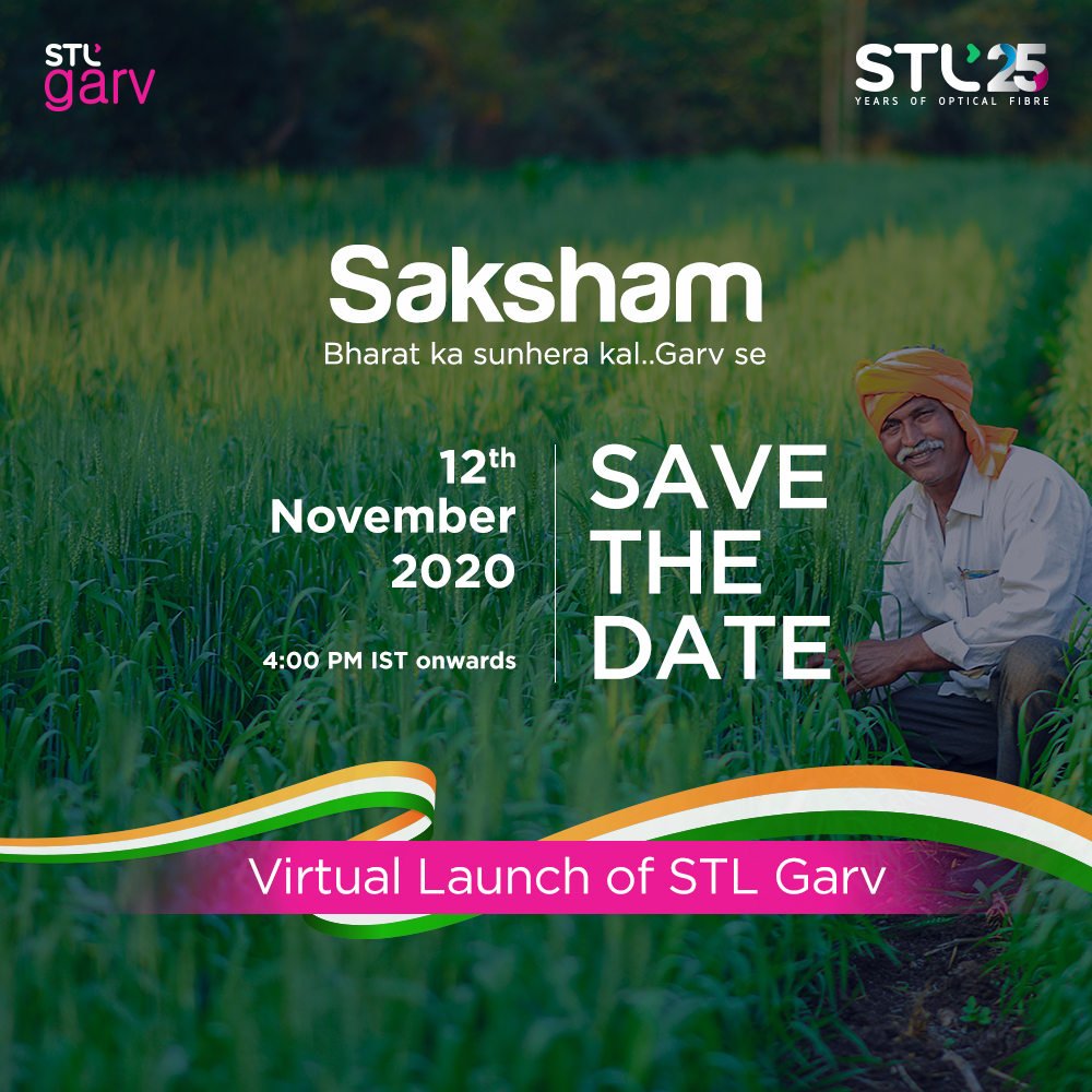 STL_Tech's tweet photo. Let us leap towards Atmanirbhar Bharat with Saksham!
#AtmanirbharBharat #DigitalIndia #STL #STLGarv #Saksham #telemedicine #eEducation #eGovernance #assistedeCommerce https://t.co/dwJ8EqGmkc