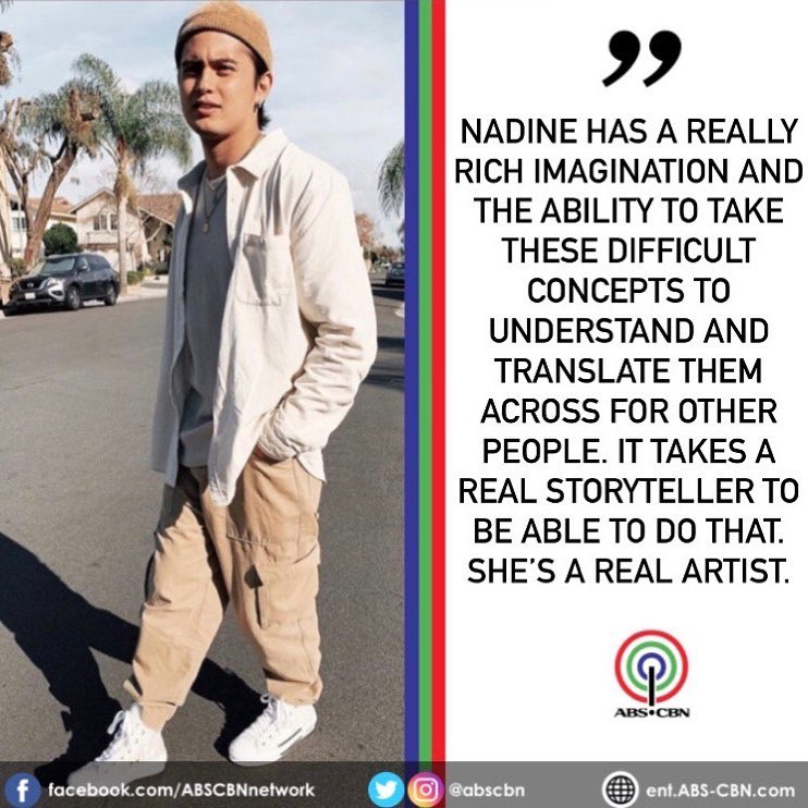 x01_mer's tweet photo. James Reid says he is in awe of how Nadine Lustre was able to translate her vision into something concrete.

#NadineWildestDreams visual album drops tomorrow, October 31! 📷abscbn 

1DAYTO WILDEST DREAMS ALBUM https://t.co/37znLZb5zq