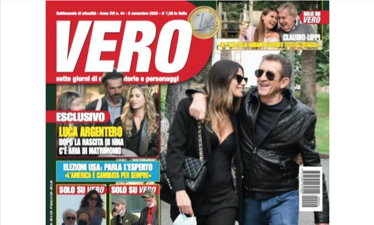 In #edicola il nuovo numero di #VERO con #EzioGreggio e #RominaPierdomenico, #LucaArgentero, #SabrinaFerilli, #GabrielGarko, #GigiProietti, #ClaudioLippi, #MonicaSetta, #AndreaMaggi,  #MarcoMaisano… e molto altro 😎😎😎 - #Gossip #Vip #Televisione #Spettacolo