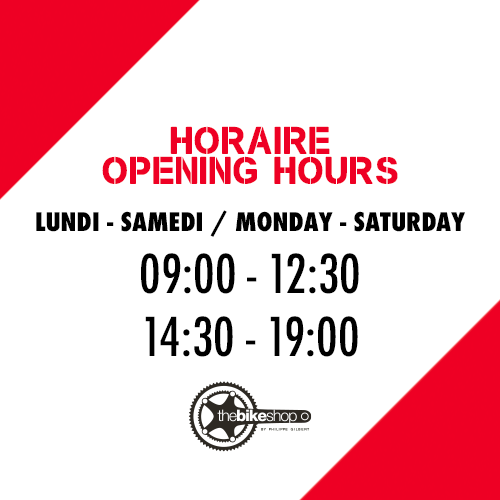 thebikeshopmc's tweet photo. Info: pendant le nouveau confinement en France, notre magasin reste ouvert avec les horaires habituels ! Our shop remains open with the usual opening hours! https://t.co/aegNi9YbgG