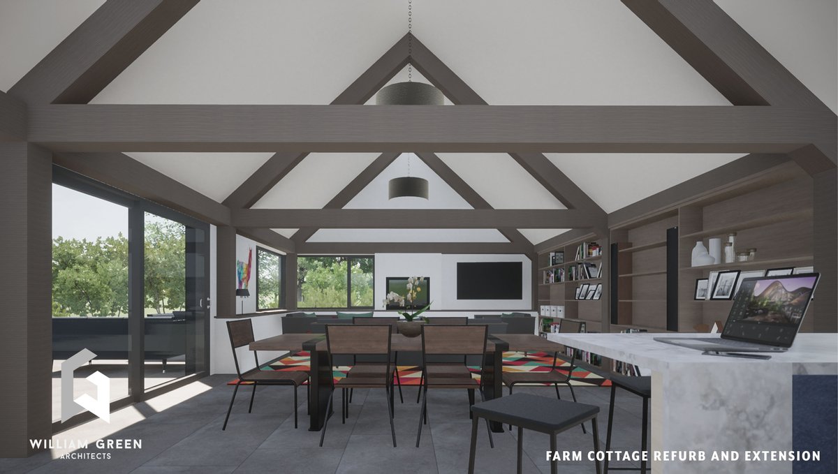 WGA_Design's tweet photo. We're delighted to receive planning approval for a farm cottage refurbishment and extension - and we're really excited to now start on the technical design.
#farmcottage #countryliving #architects https://t.co/pNMfvcVyKv