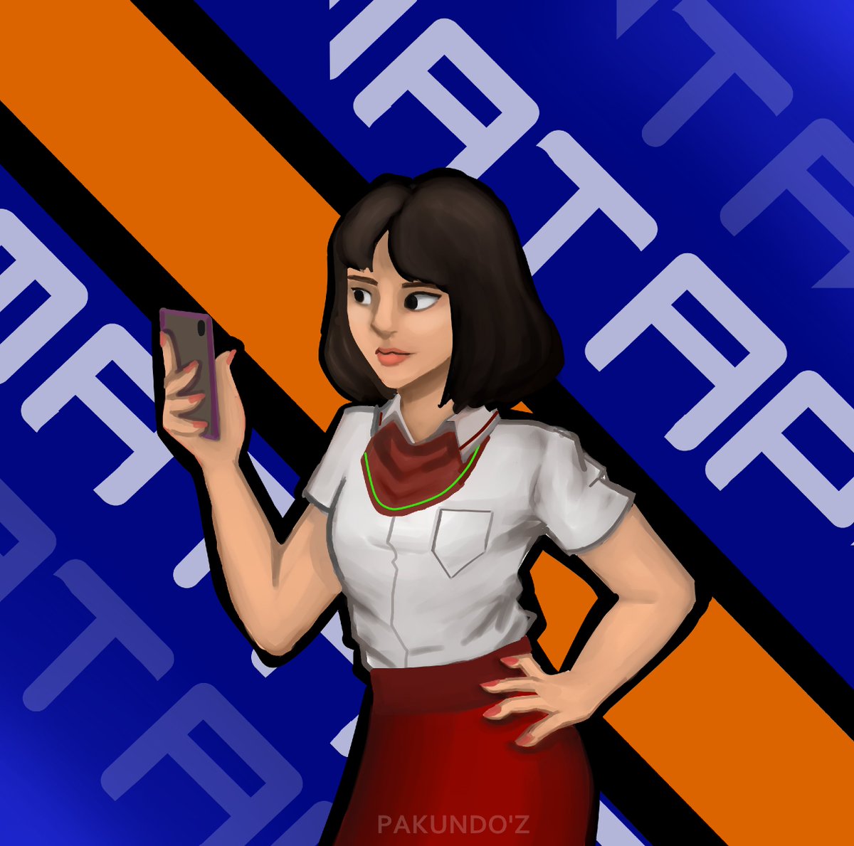 pakundoart's tweet image. "am I making it too obvious?"

#ArtistOnTwitter #digitalart