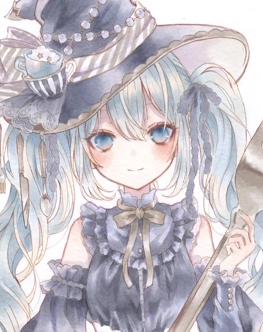 ハロウィンなミクさんとルカさん 