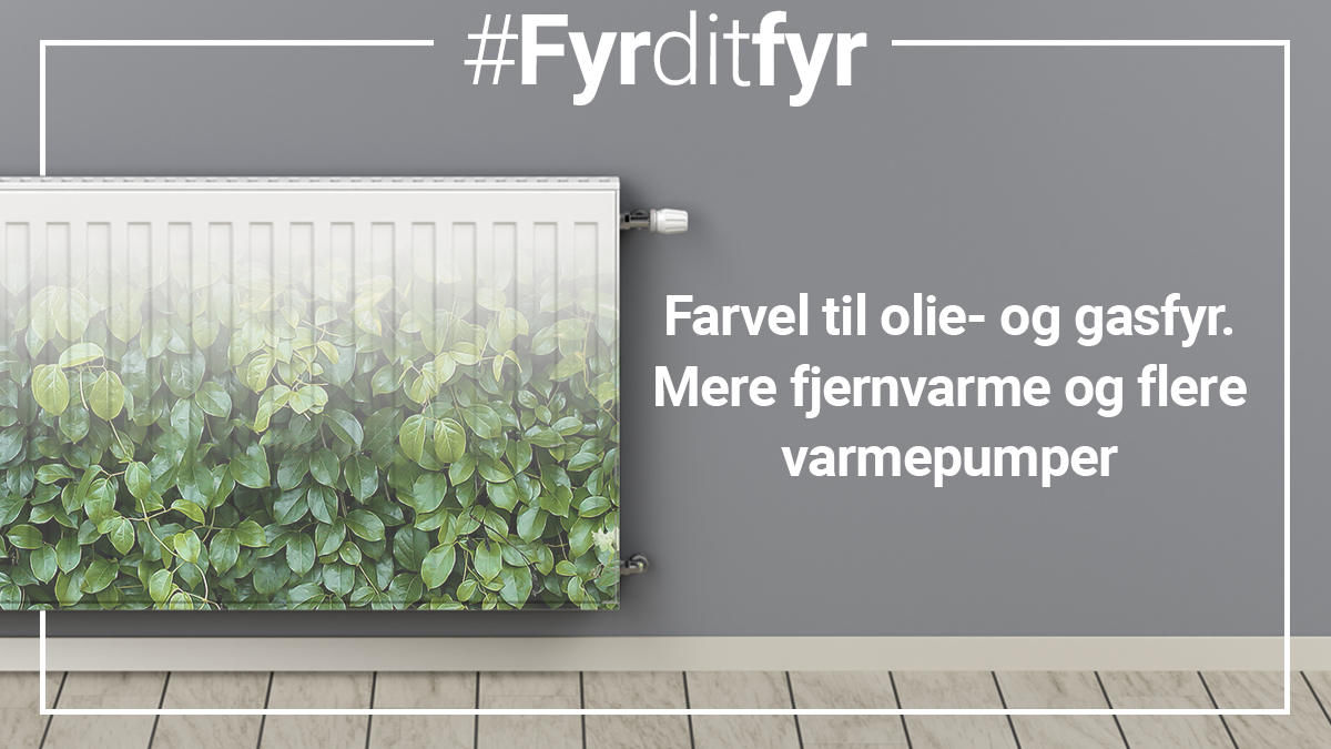 KlimaMin's tweet image. Fra sort til grøn varme ⬛️➡️🟩 Trods corona er et politisk flertal enige om at udmønte 2,3 mia. kr. til udfasning af olie- og gasfyr og udrulning af fjernvarme og varmepumper. Den samlede indsats på området kan spare 700.000 ton CO2 i 2030! tinyurl.com/yxhrwuuw #FyrDitFyr