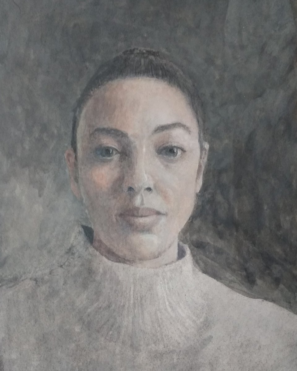 whenis_now's tweet photo. "M.F." An American working in London, having studied in Paris. She offers a fascinating perspective on these cultures &amp; politics, and health care.
https://t.co/ScnFqqgSZu
 #politics #NHS #obamacare #healthinsurance #usa #portrait #watercolour #painting #conversation #history https://t.co/X0FZ2Ce35k