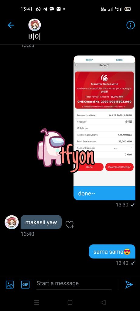 naelyina's tweet photo. beberapa testi tf won yon #tfyon https://t.co/cc4cRFlG7p