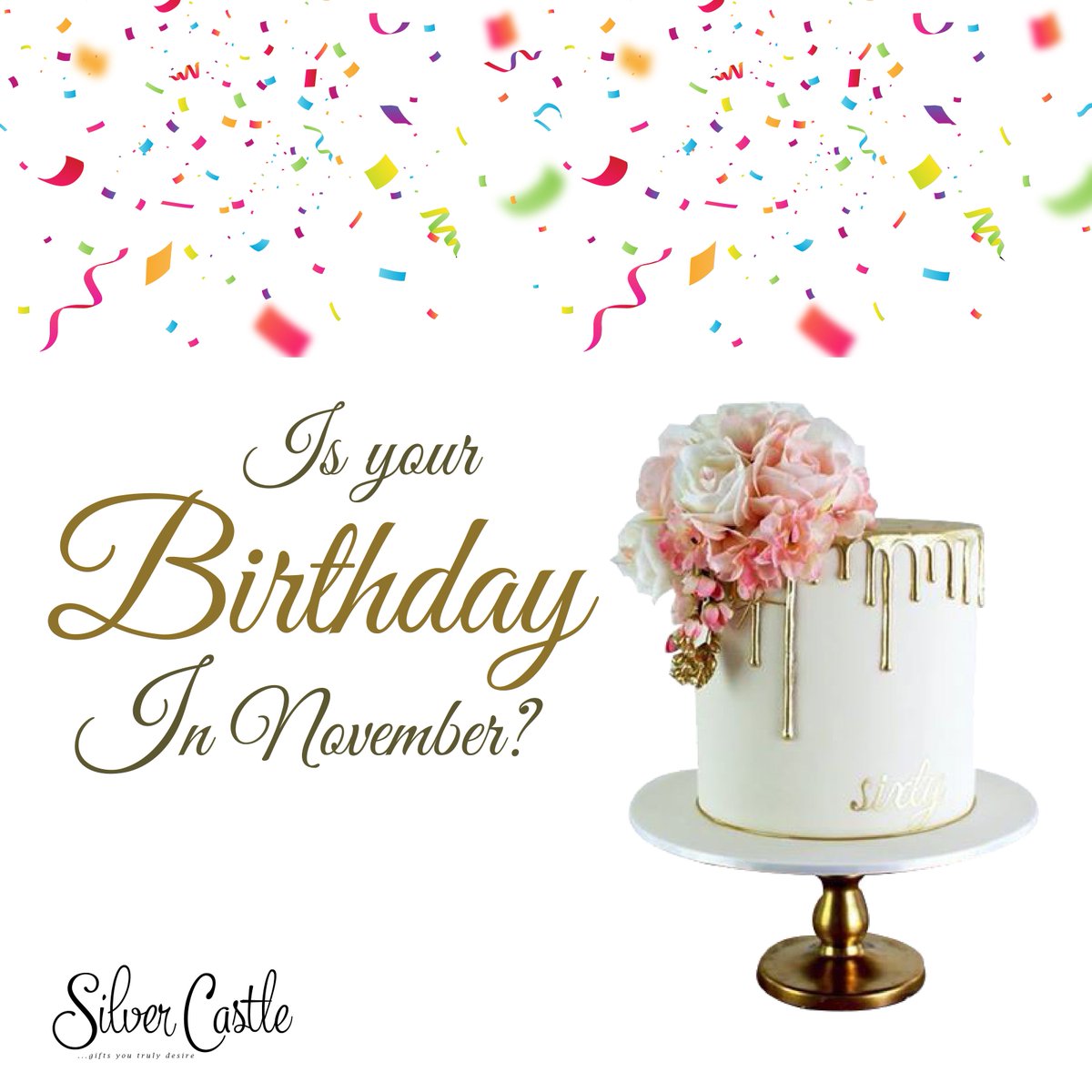 TheSilverCastle's tweet photo. Happy birthday to all of you born in November... make your years count as you count the years. https://t.co/v5CRIspJJt