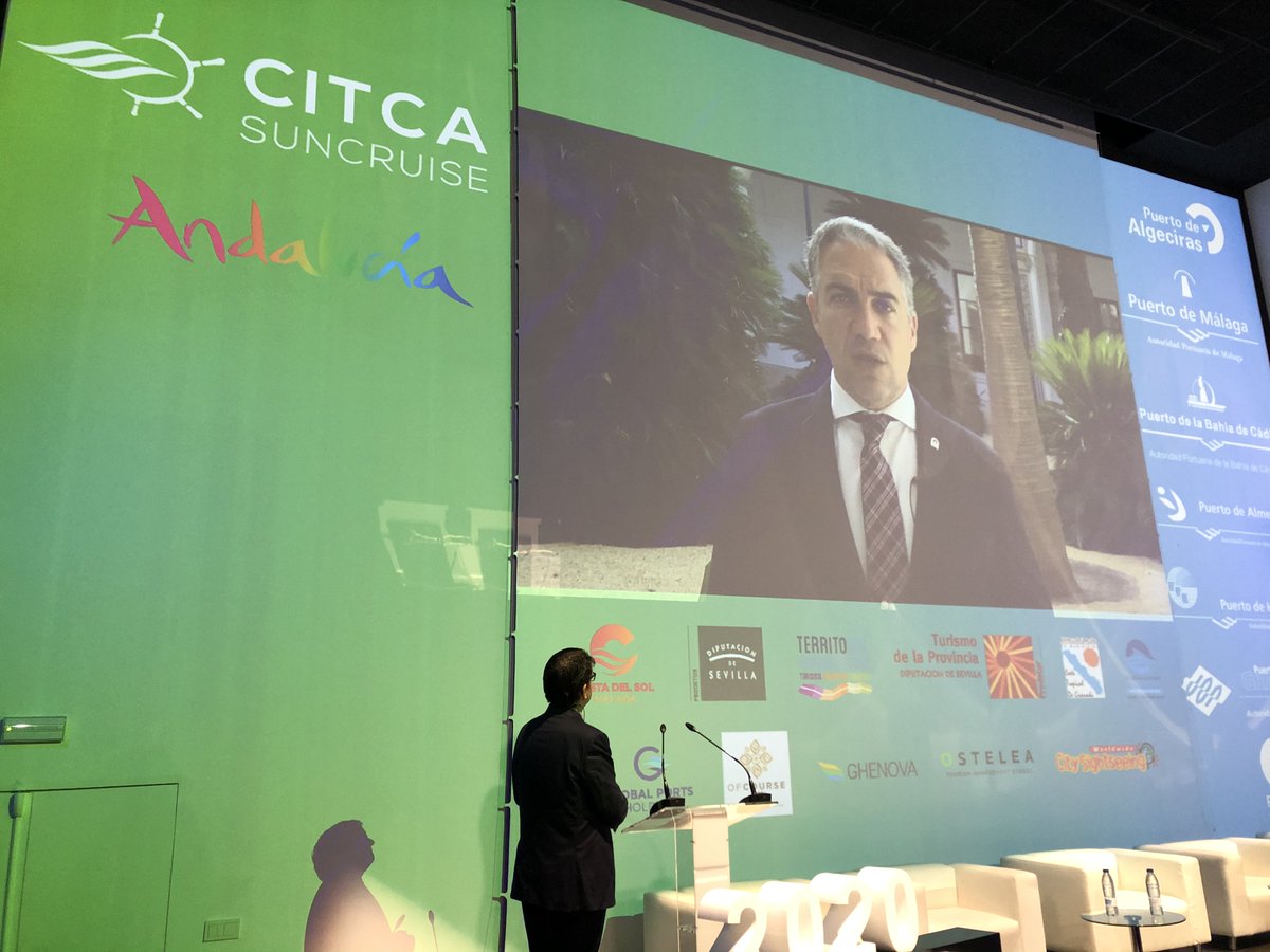 Segunda jornada del I Congreso de turismo de cruceros en Andalucía. Gracias <a href="/viveandalucia/">Vive Andalucía</a> y a <a href="/suncruiseand/">Suncruise Andalucía</a> por elegir <a href="/GOAuditorio/">Global Omnium Auditorio</a> para esta presentación. Hablamos de innovación y sostenibilidad en todos los puertos Andaluces. Buenos días <a href="/eliasbendodo/">Elías Bendodo</a> 🌞#Sevilla #Turismo #wow