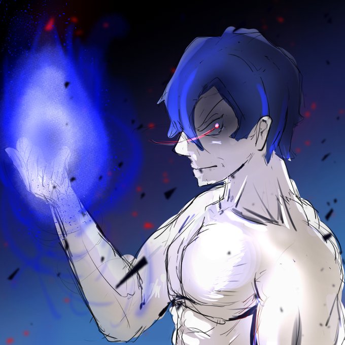 ワンドロに挑戦。なんかムキムキな人ができた。
 
#ワンドロ
#イラスト 
#絵描きさんと繋がりたい 