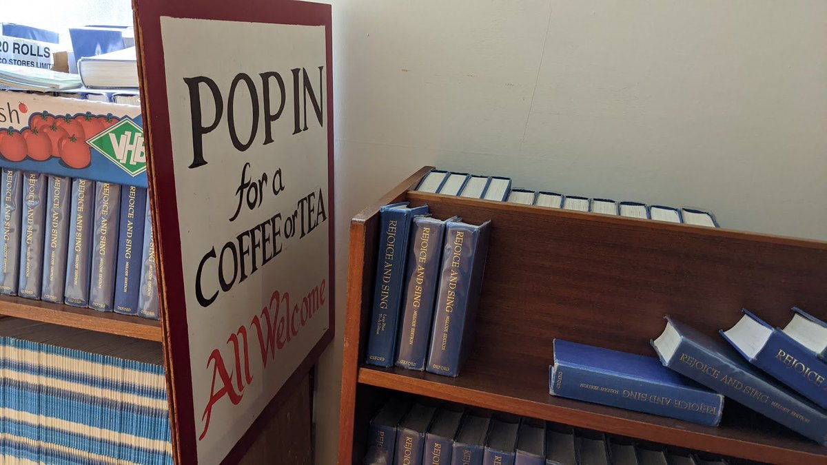 After 200 years of service there's ephemera of church life everywhere you look. Around every other corner was something that hit me right in the gut with the realisation that the last service had been held here. A walking stick by the coat hooks. A Prayer box. A handwritten note.