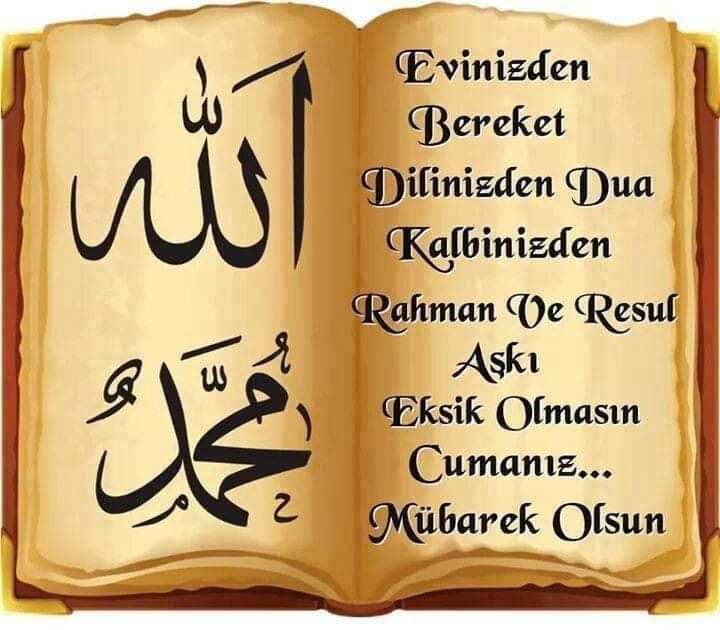 ALLAH BÜYÜK Selamunaleykum Nasip Bir Cumaya daha eristiren RABBiMiZE HAMDOLSUN Cumamiz mübarek olsun