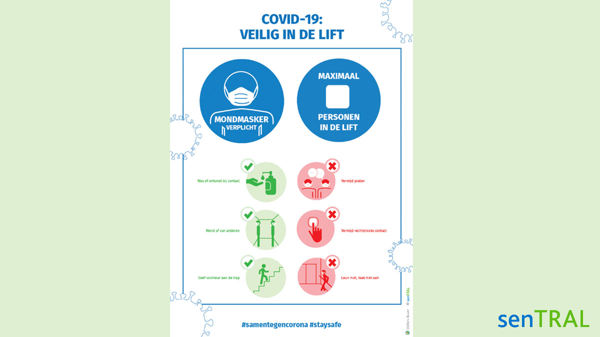 HSE_World's tweet photo. #Covid19: hoe veilig is het om de lift te nemen? Ook daar gelden enkele eenvoudige preventiemaatregelen https://t.co/7Xyzs7LHEO https://t.co/L8btx3Ti27