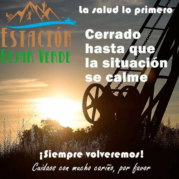 Mucha calma, mucho cariño y mucha esperanza... Aderezado con un poquito de humor para no decaer 🥰
Nos vemos pronto!! 🛤️
#EstaciónBéjarVerde #SierrasdeBéjar