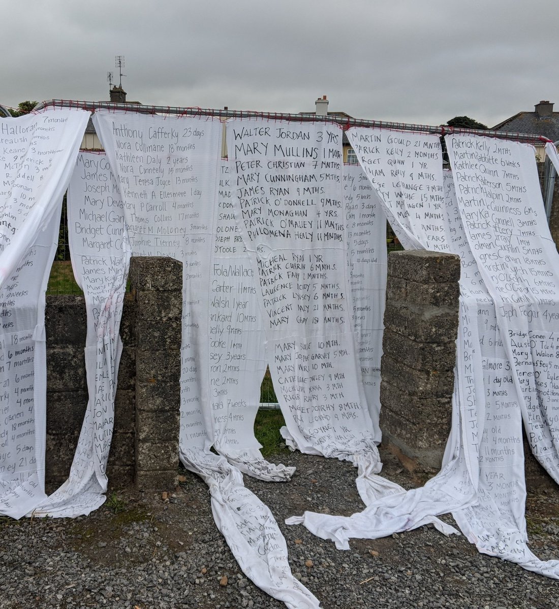 I went to Tuam the year results of the test excavation were made public. The remains of children are still there in sewage chambers on the grounds of the "home". The state already promised they would exhume and identify them. But the grass has grown back. Families still wait.