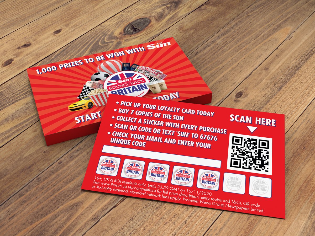 FriYAY!🥳 a perfect day to get another sticker on my #BounceBackBritain loyalty card #shoplocal <a href="/TheSun/">The Sun</a>