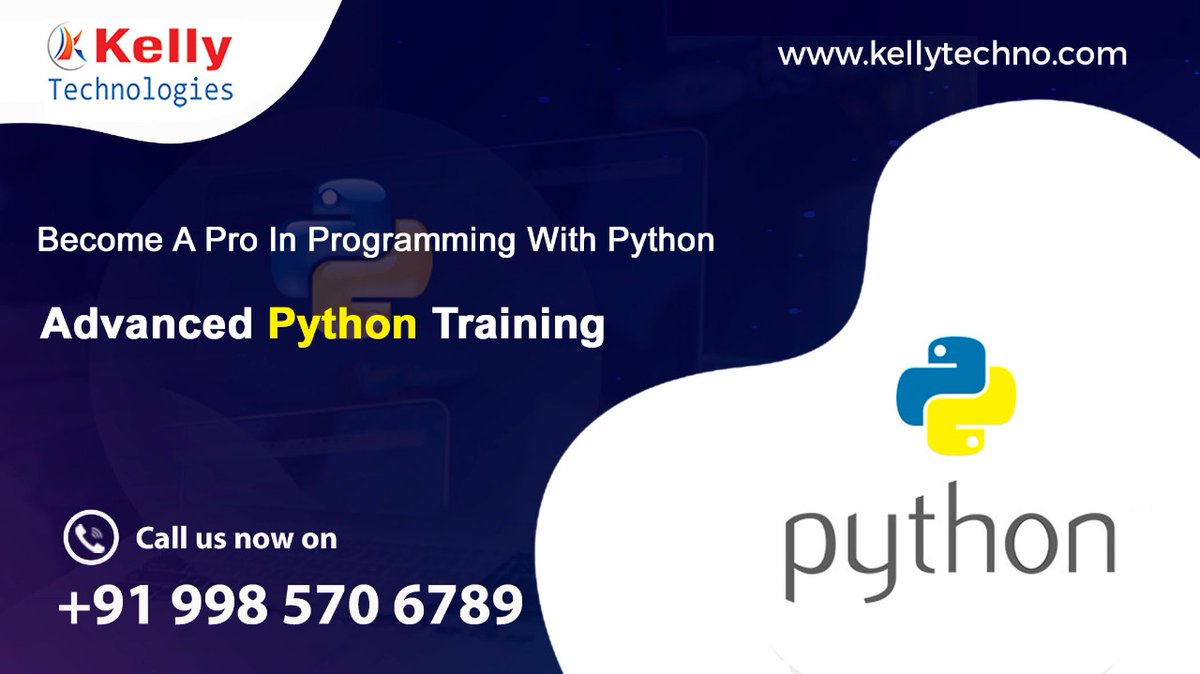 KellyTechno_adm's tweet image. Become A Pro In Programming With #Python, Advanced #PythonTraining.
For More Details Visit Us At:
kellytechno.com/Hyderabad/Cour…
#PythonTraininginHyderabad,
#PythonCourseinHyderabad.