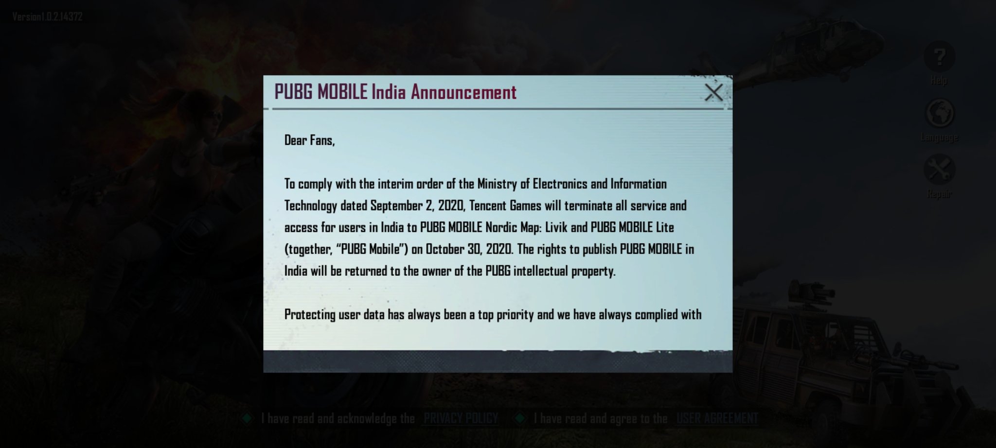 PUBG Ban finally