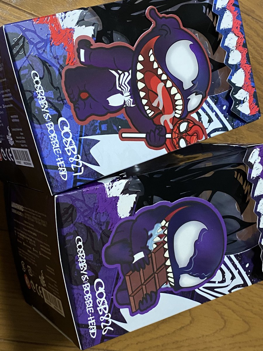 あああああああああコスベイビーヴェノム届いた?箱かわいいあああああああ 