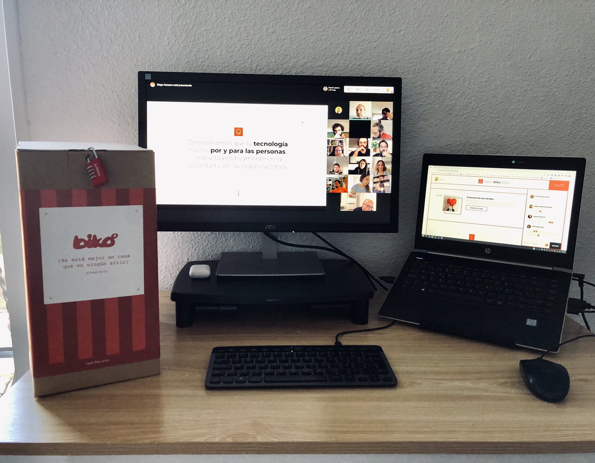 MaitaneItoiz's tweet photo. En un universo paralelo sin #covid19 hoy tocaría el #openbiko. Y como lo nuestro es adaptarnos, ¡aquí estamos! ¡Haciendo un open diferente, pero igual de top! Eso sí, echo de menos el poder abrazaros (y el #postopen, obviamente 😜) https://t.co/mcPgTDZmlI