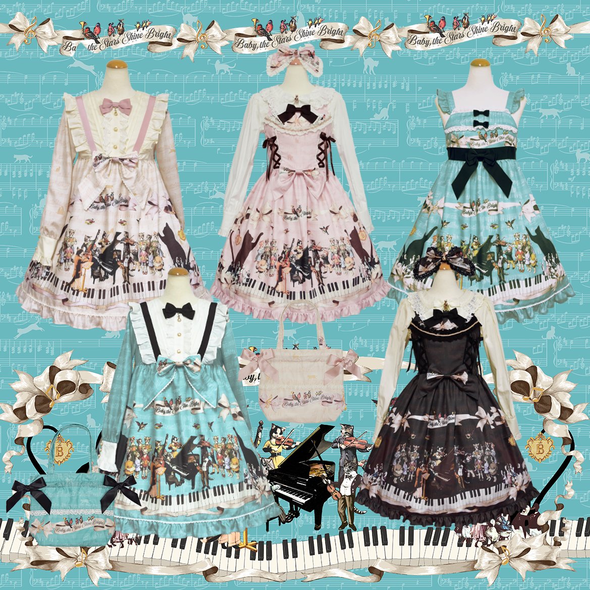 Meow Meow Symphony柄の制作秘話がBABY，THE STARS SHINE BRIGHT 