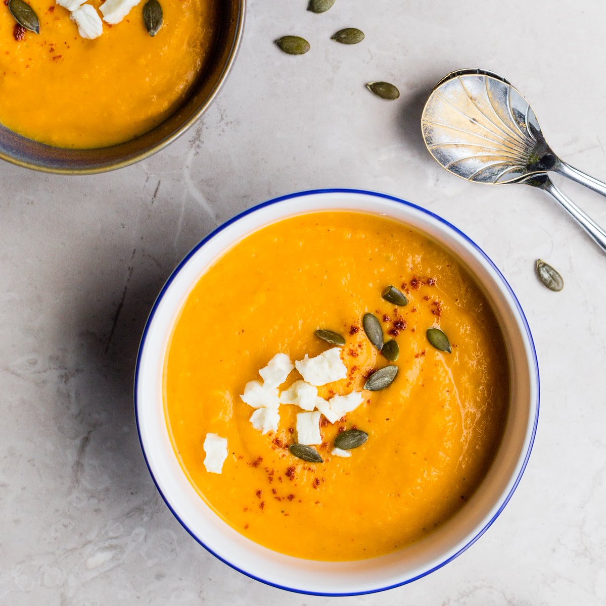 NthStonehamPark's tweet image. Before the kids start carving up their pumpkins, take a peek at this pumpkin soup recipe – with the autumn firmly upon us, this will be the warming and nutritious treat we all need right now... bbcgoodfood.com/recipes/pumpki…
#pumpkinsoupreceipe #halloweenrecipe #heartygoodness